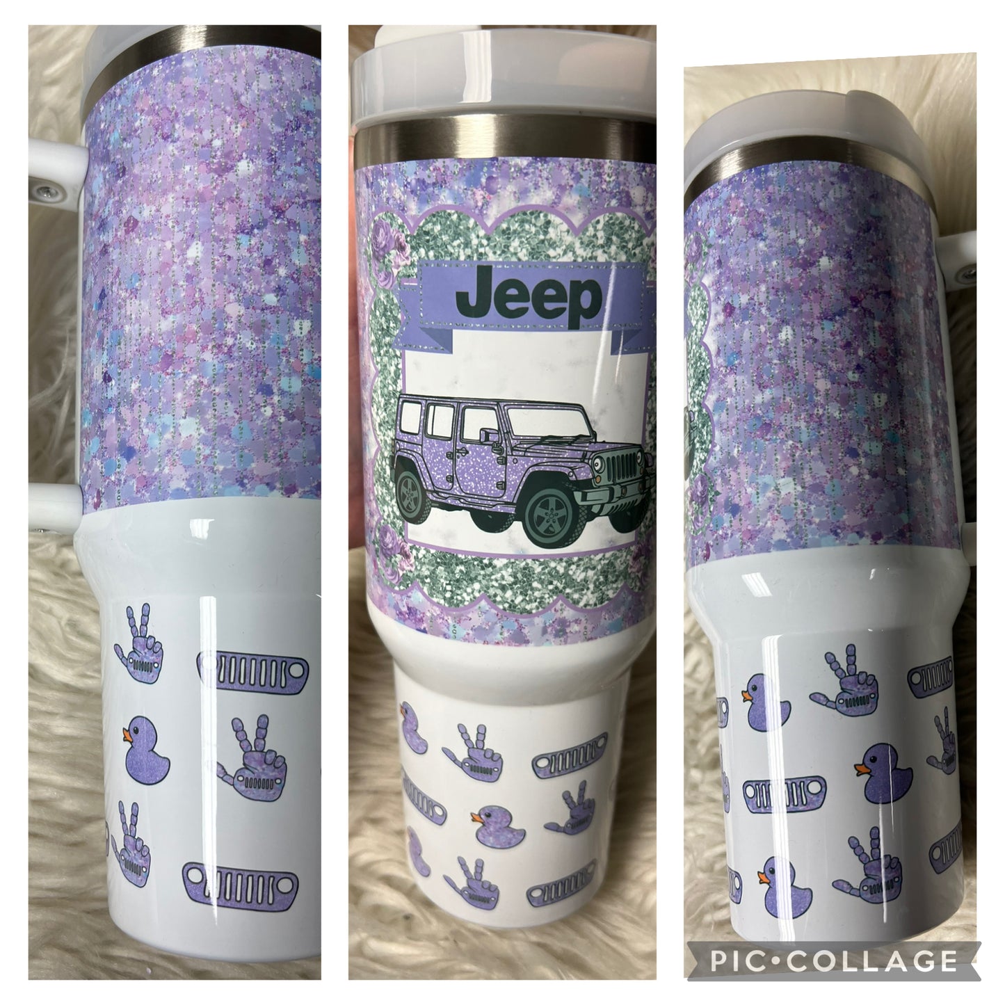 New 40  purple glitter 4 x 4 Tumblr
