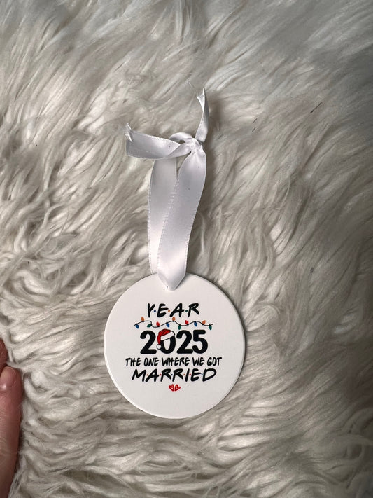 Ceramic Christmas ornament