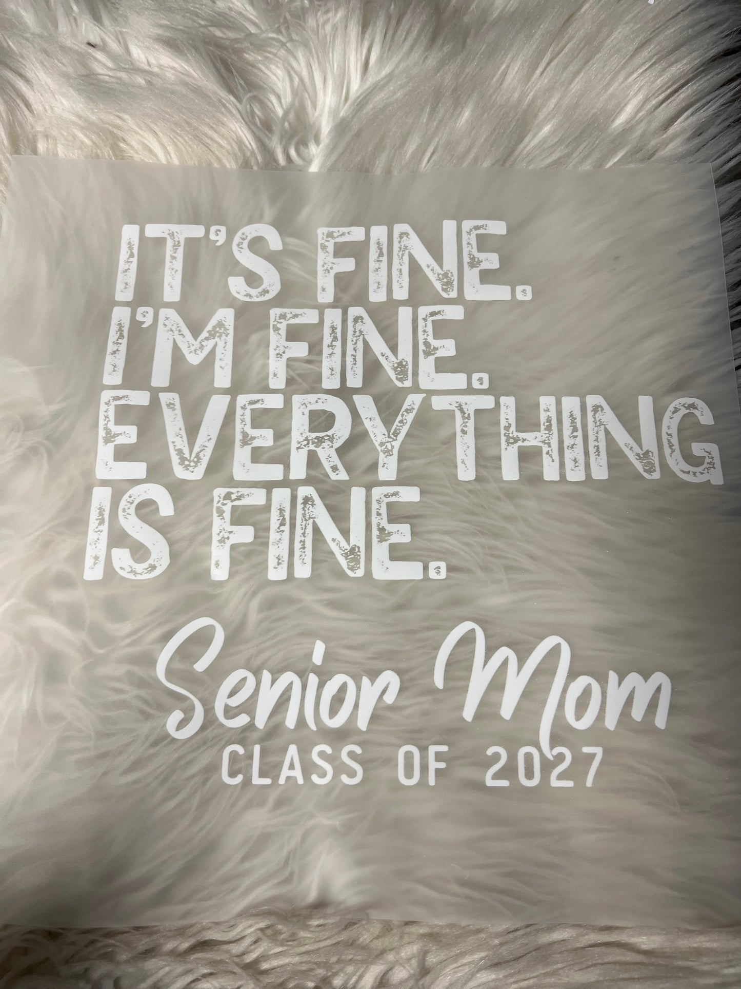 New DTF senior 2027 mom it’s fine. I’m fine. Everything is fine. ￼