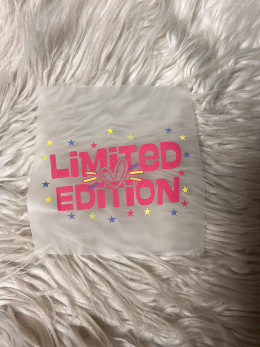 New DTF pink limited edition ￼