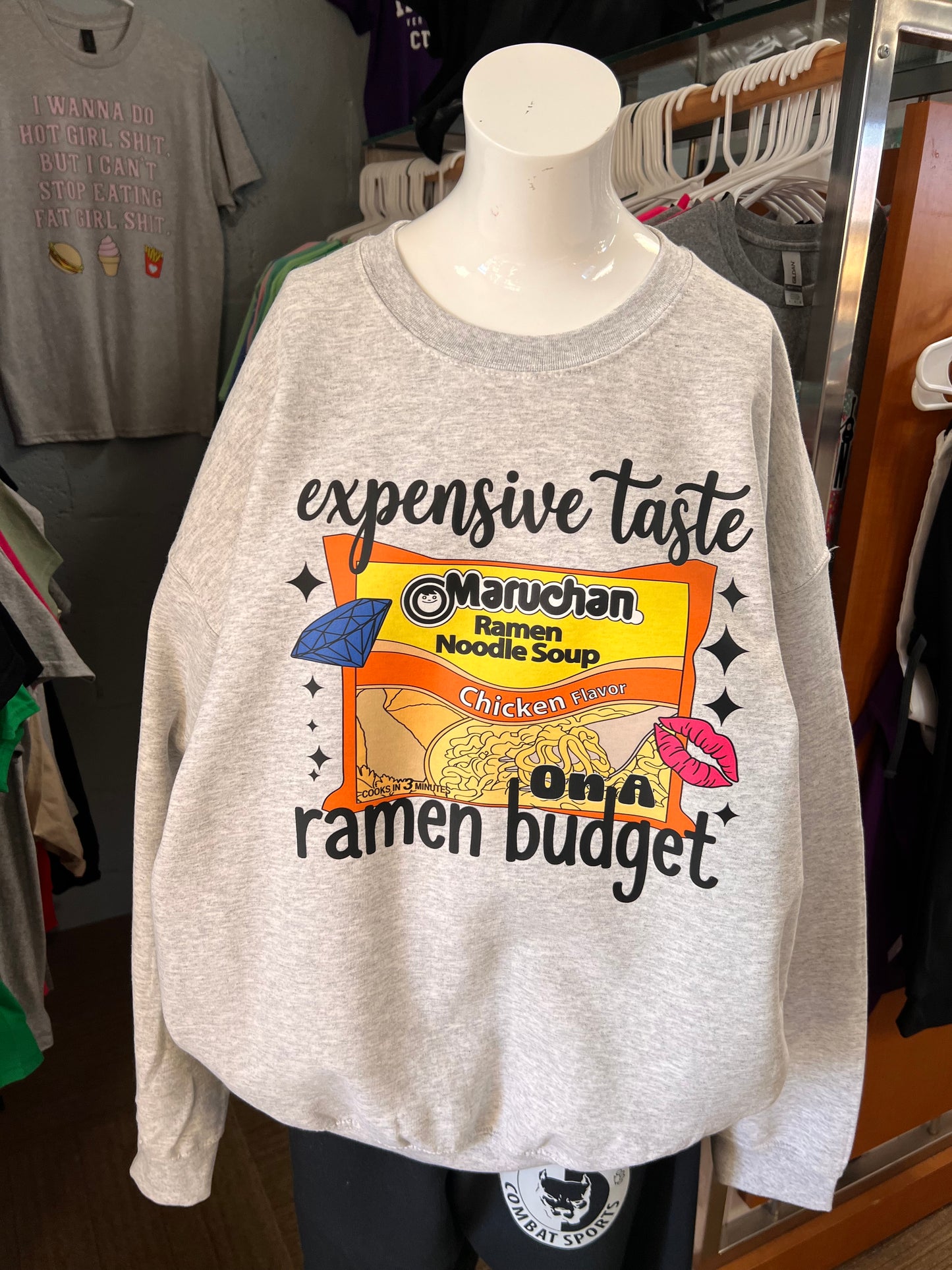 New unisex expensive taste on a ramen  budget