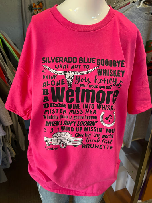 New  unisex T-shirt tucker album songs