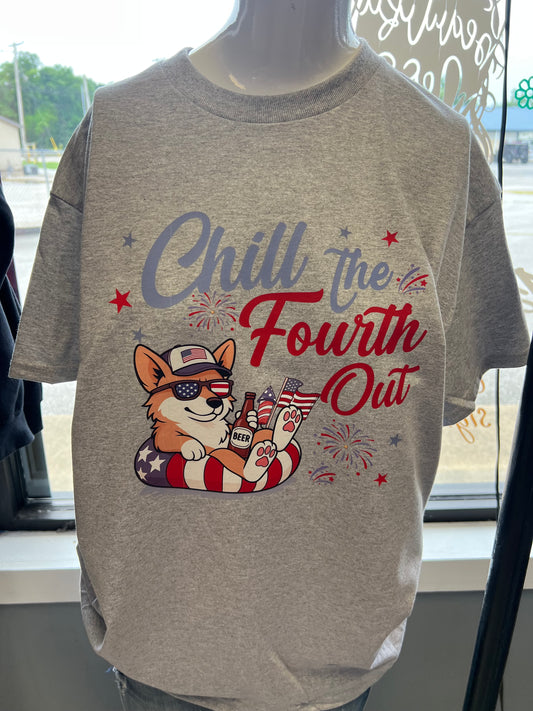 Unisex new T-shirt USA corgi