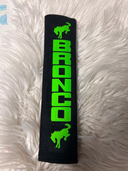 New seatbelt neon green