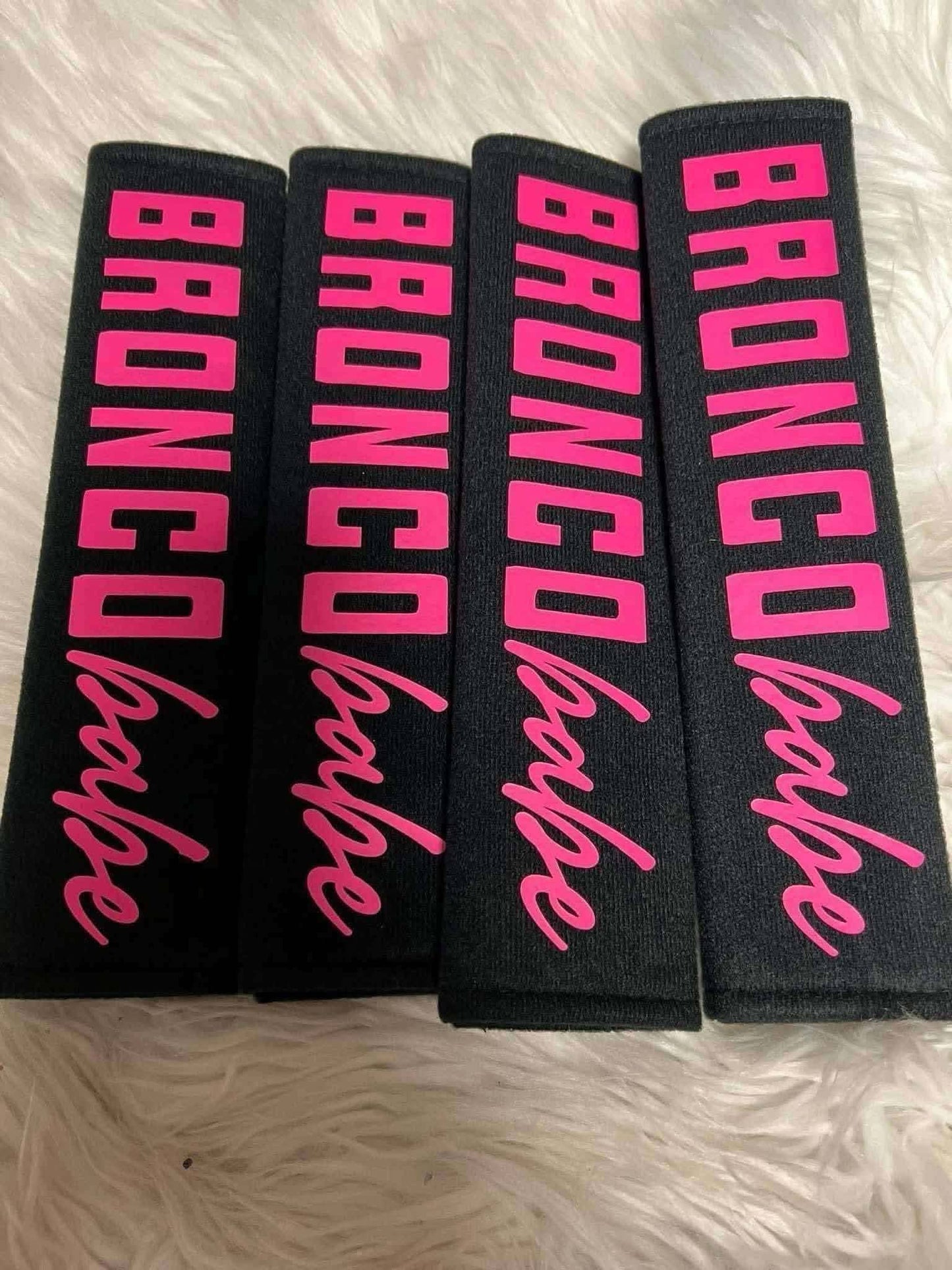 New seatbelt covers set
