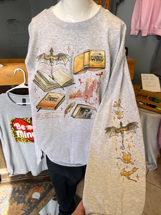 New unisex books front and back