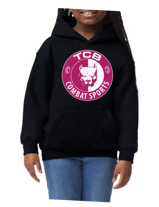 Pink TCB unisex Gilden youth  hoodie