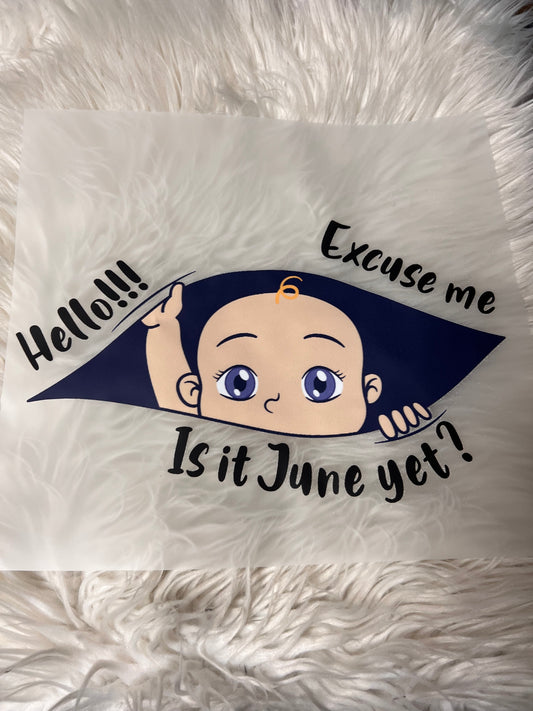 New DTF hello excuse me is it June yet pregnant ￼ expecting ￼