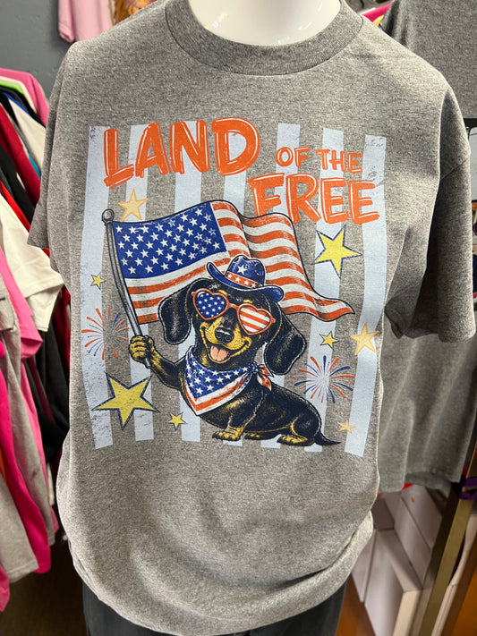 New unisex USA dachshund