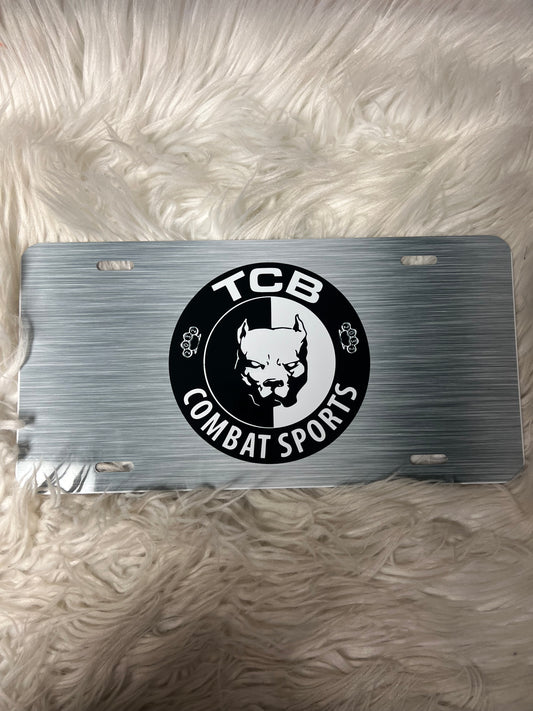 TCB vanity plate
