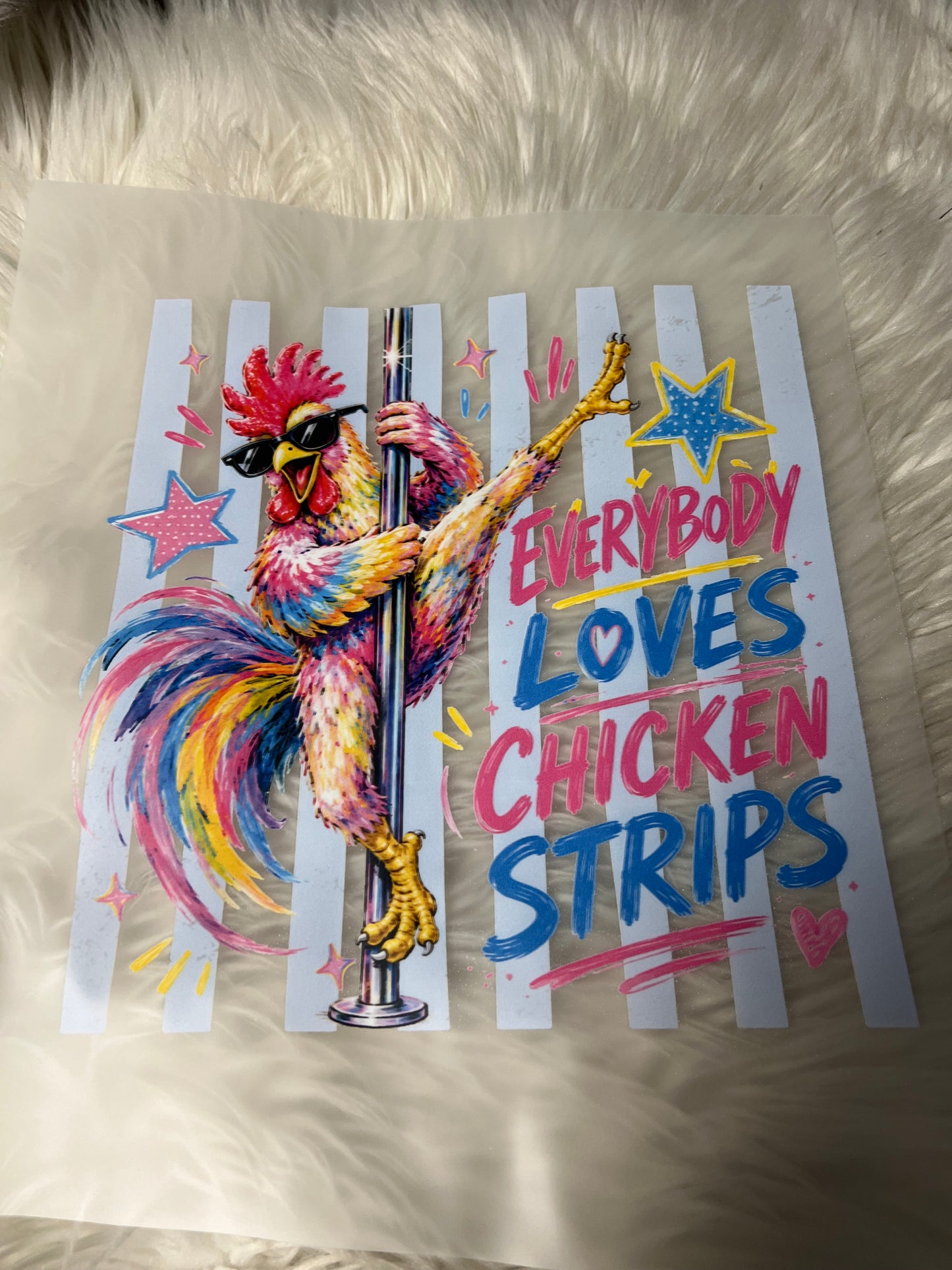 New DTF everybody loves chicken strips ￼