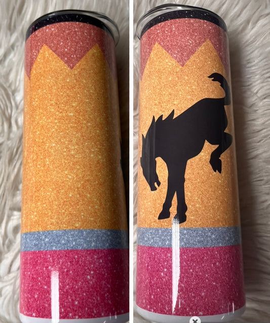 20 ounce metal Tumblr teacher