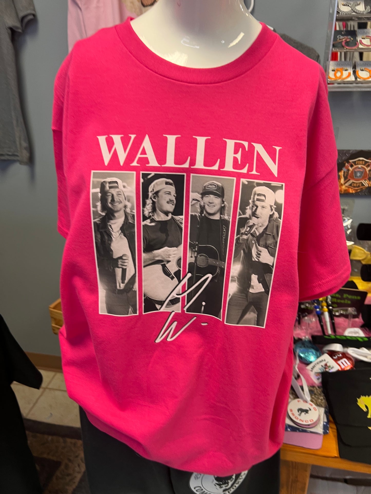 New unisex pink wallen