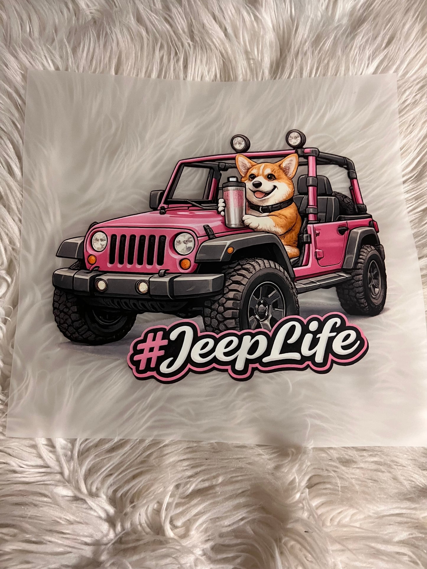 New DTF corgi