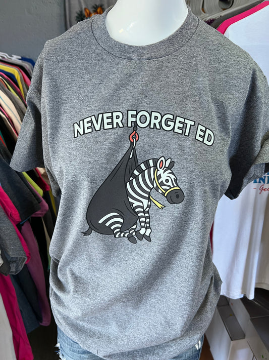 New  unisex T-shirt ED zebra Tennessee