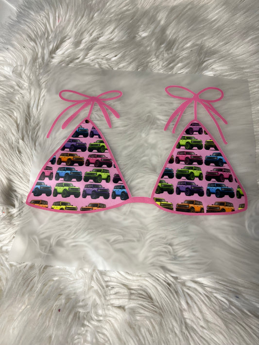 New  DTF bikini top