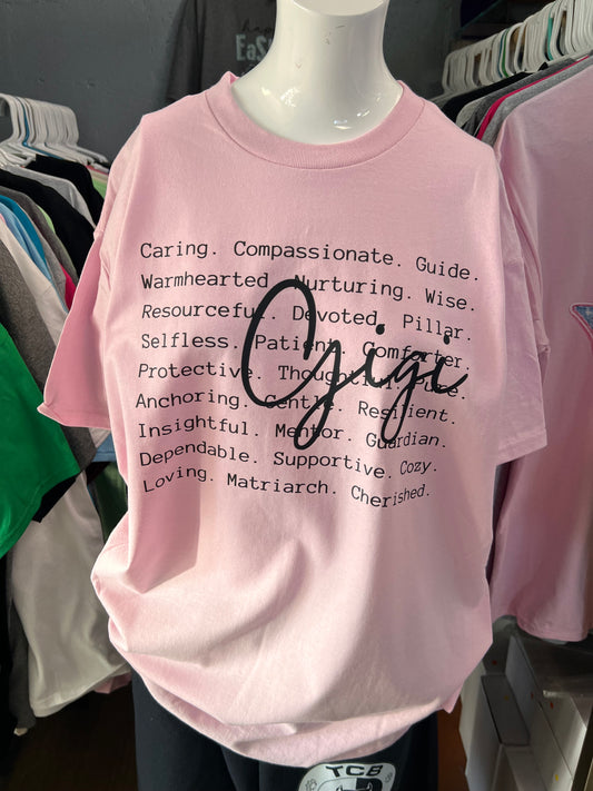 New unisex light pink Gigi