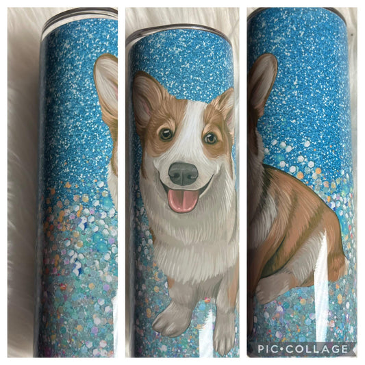 20 ounce Tumblr corgi