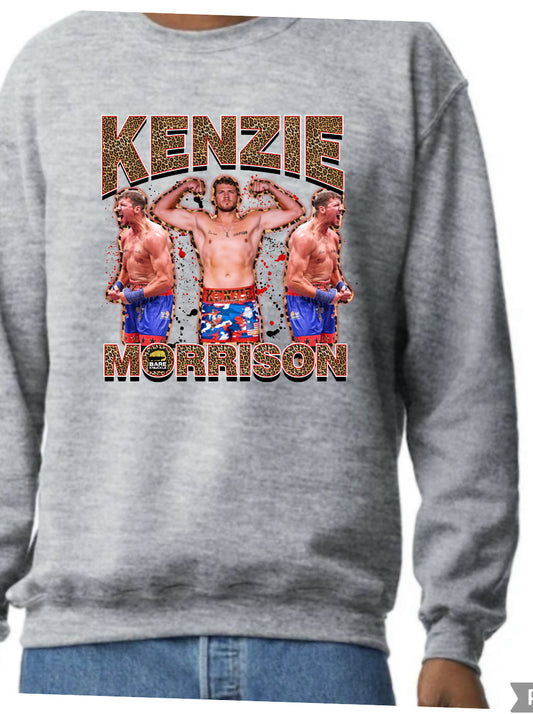 Kenzie Morrison youth crewneck sweatshirt, Gilden