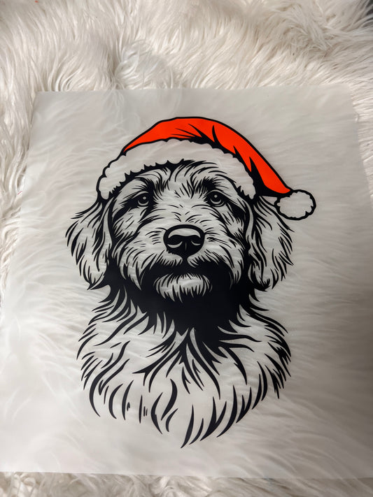 New DTF Christmas doodle/poodle ￼