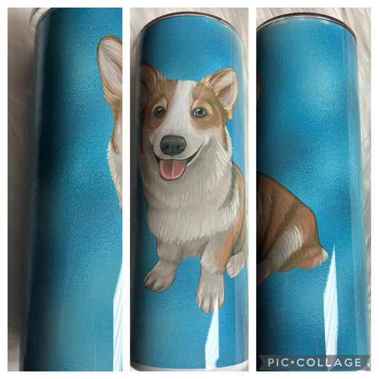 20 ounce Tumblr corgi