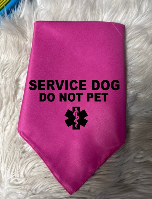 New dog bandanna service dog do not pet