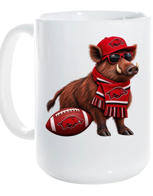 15 ounce ceramic mug.
