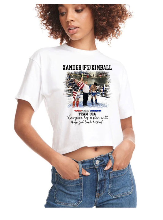 New TCB next level ladies crop top