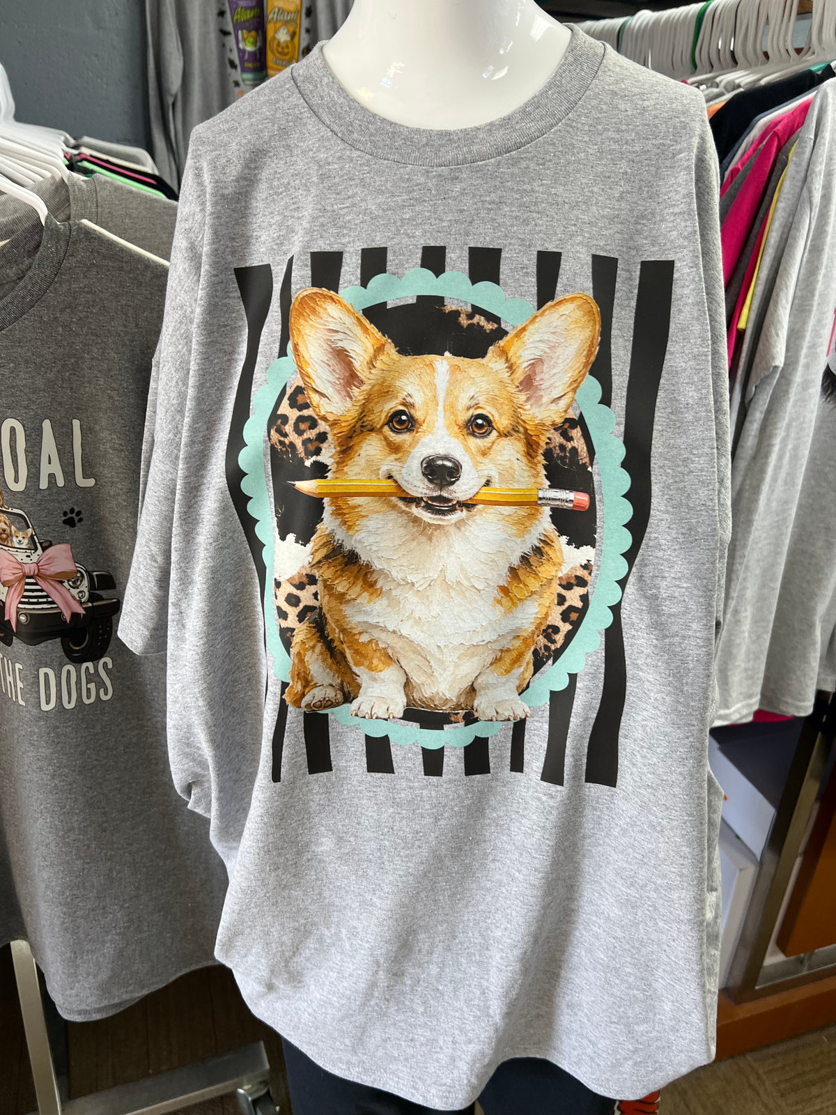 unisex top corgi