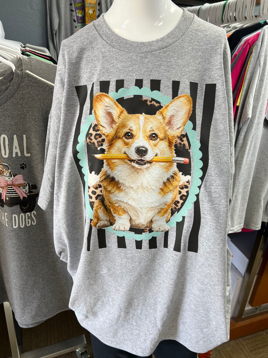 unisex top corgi
