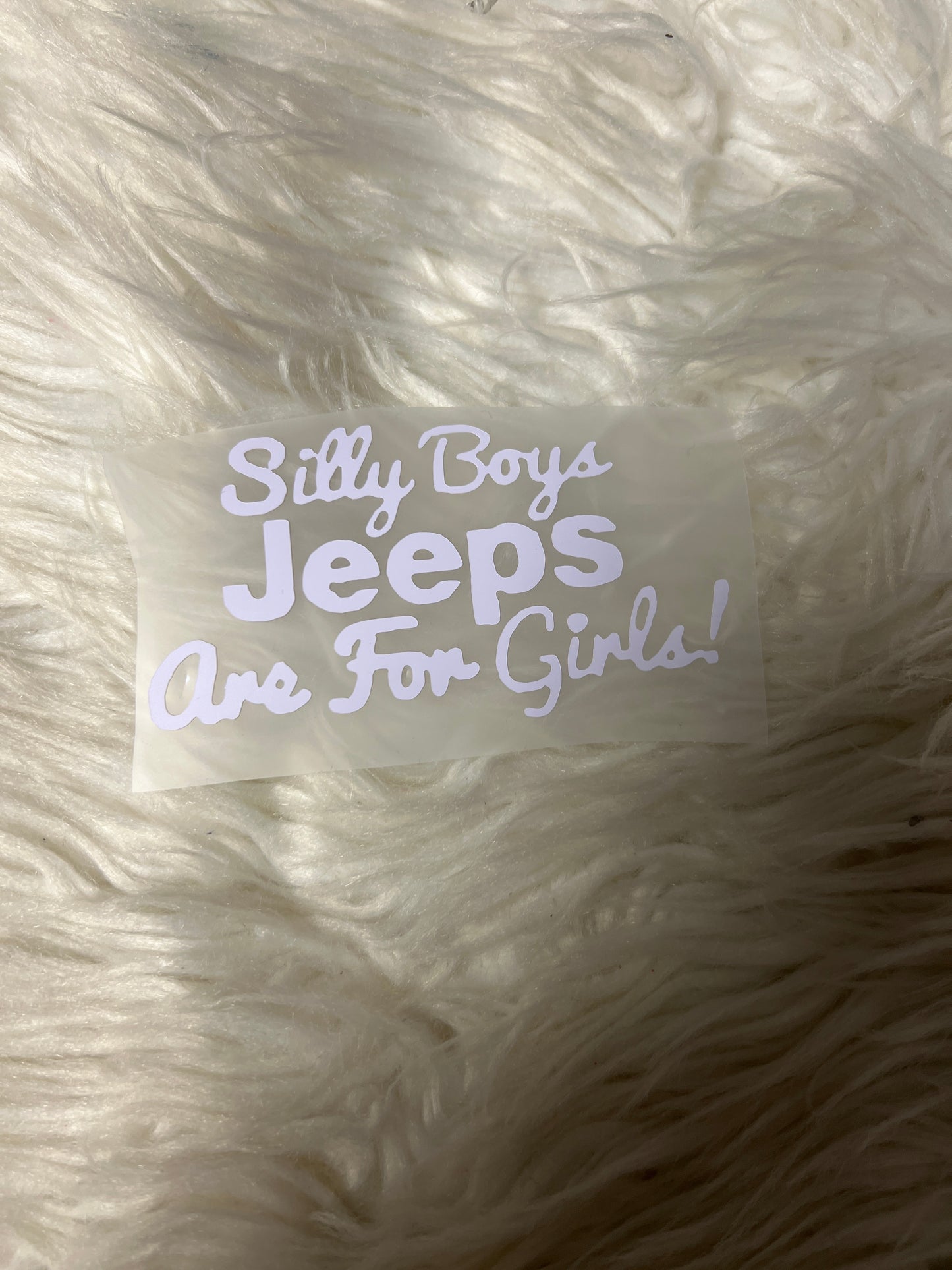 New car decal