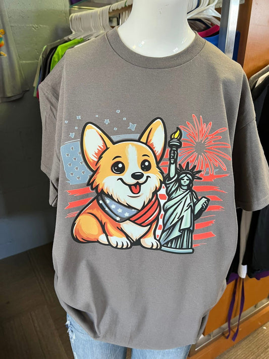 charcoal New unisex corgi