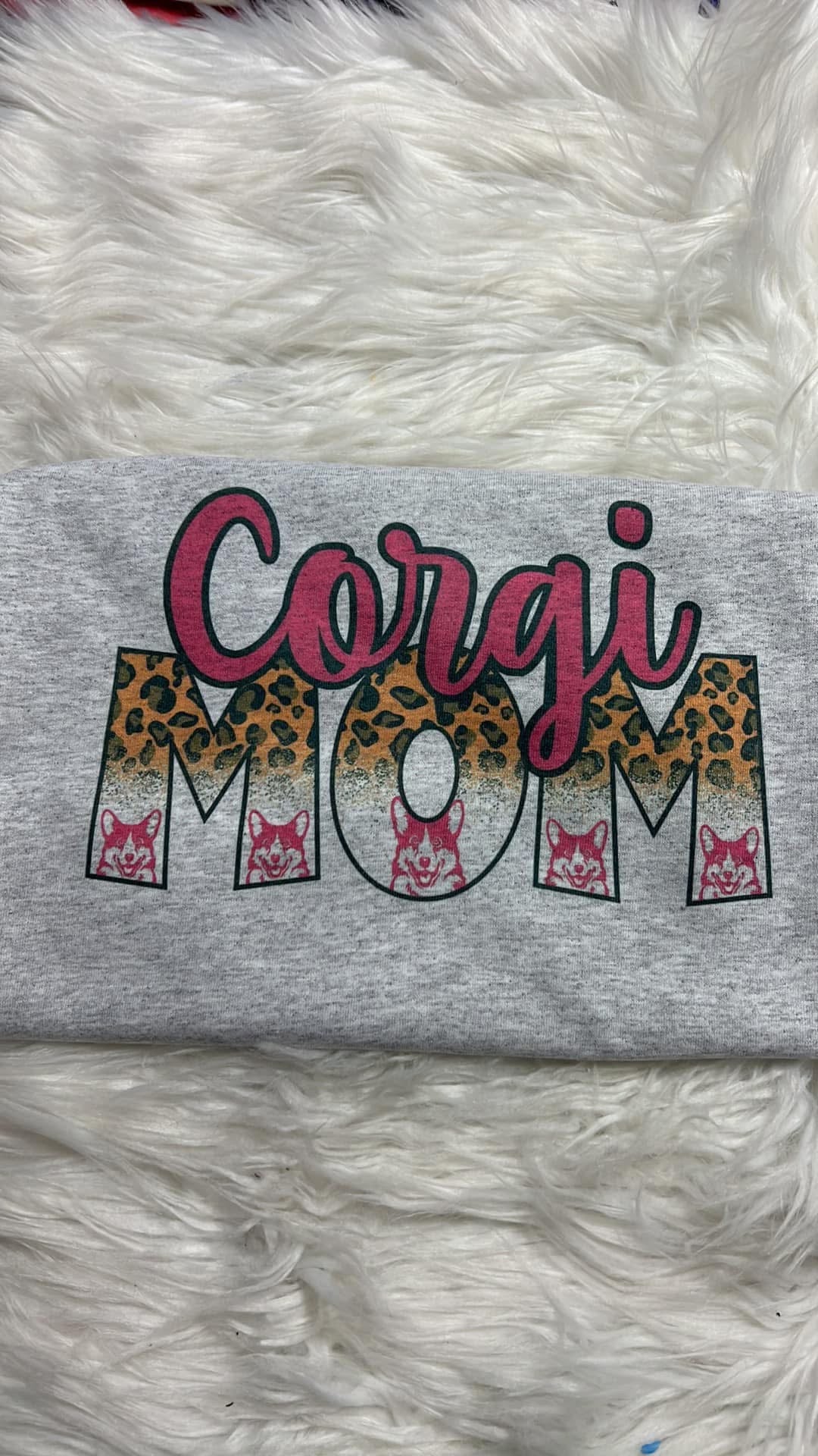 New unisex corgi top