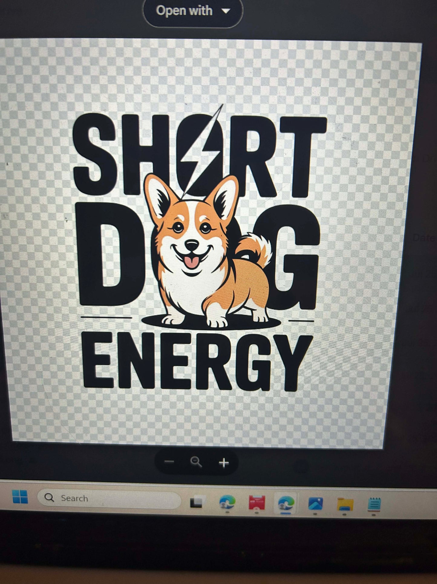 New DTF corgi