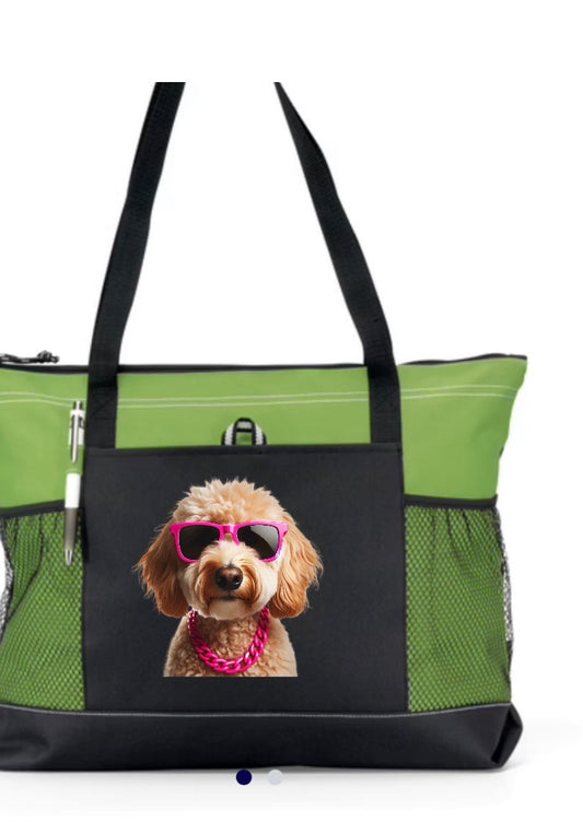 New tote bag poodle/doodle