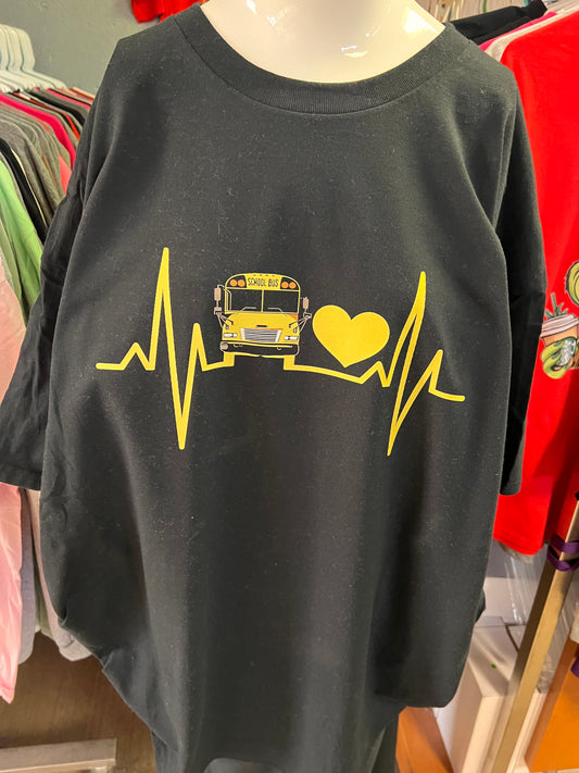 New unisex funny black bus