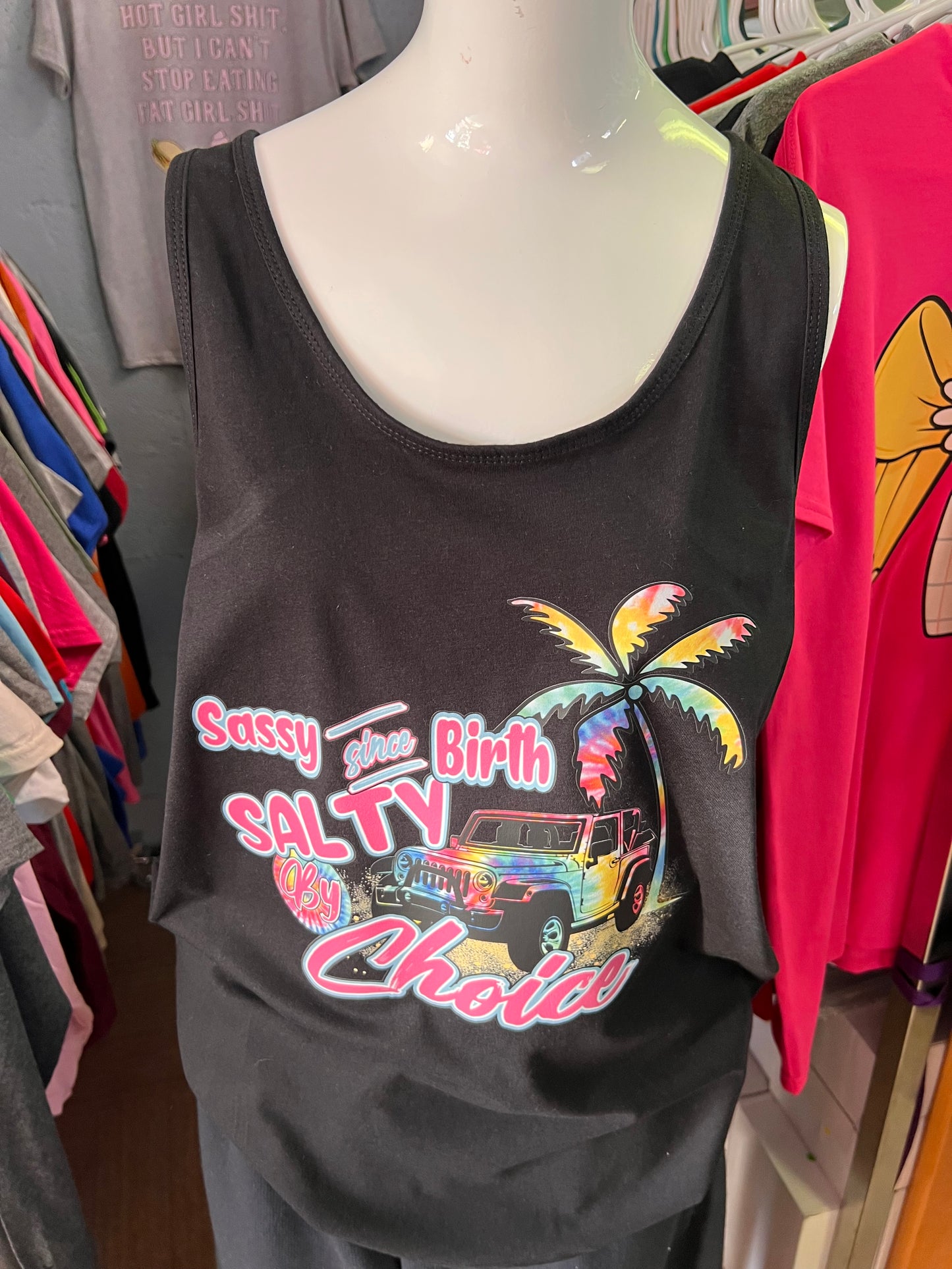 New ladies next level, Razorback tank top