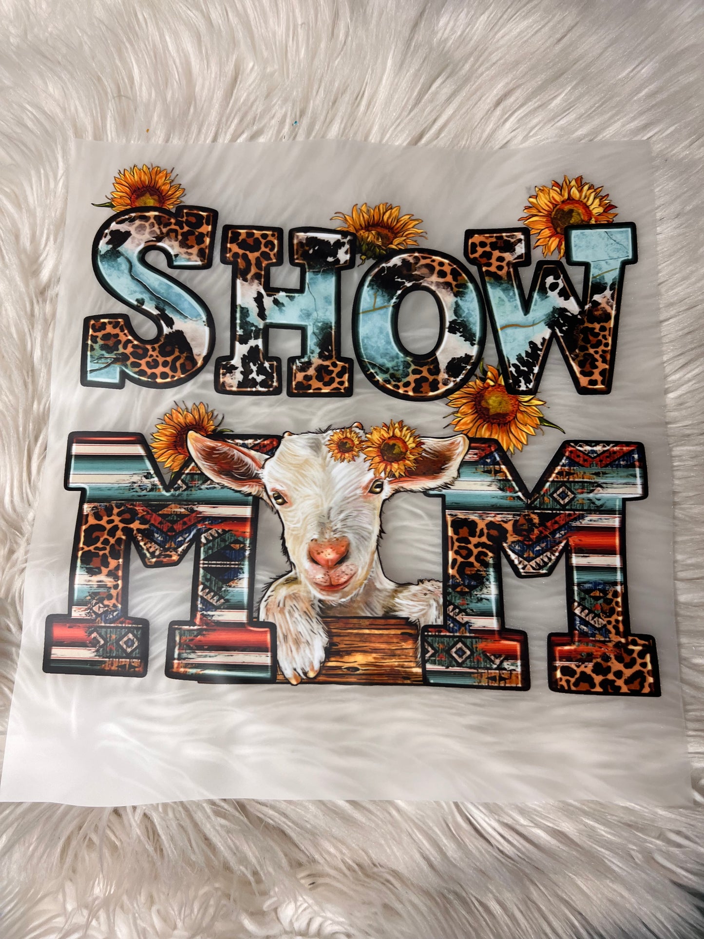 New DTF show goat mom