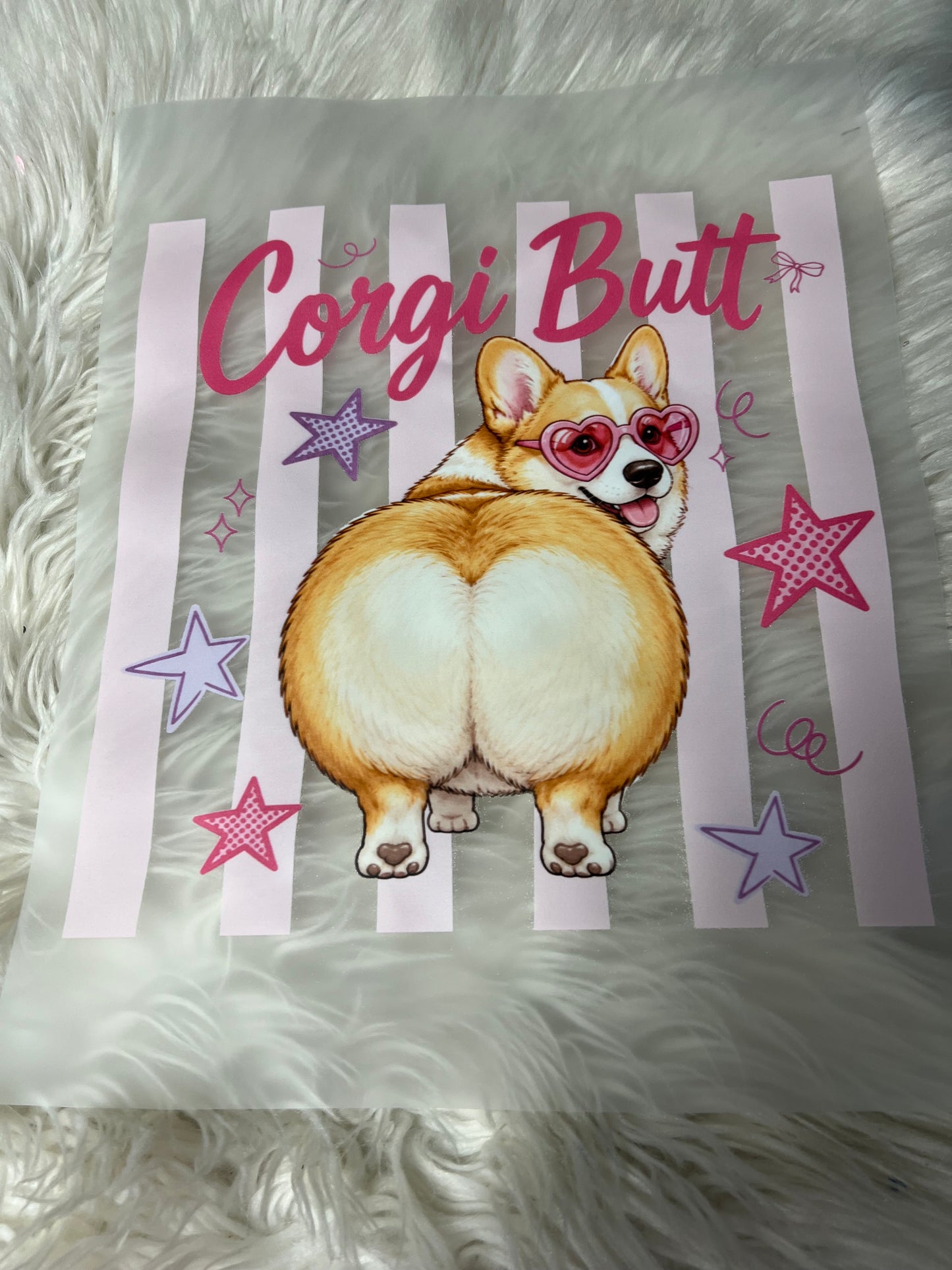 New DTF corgi butt