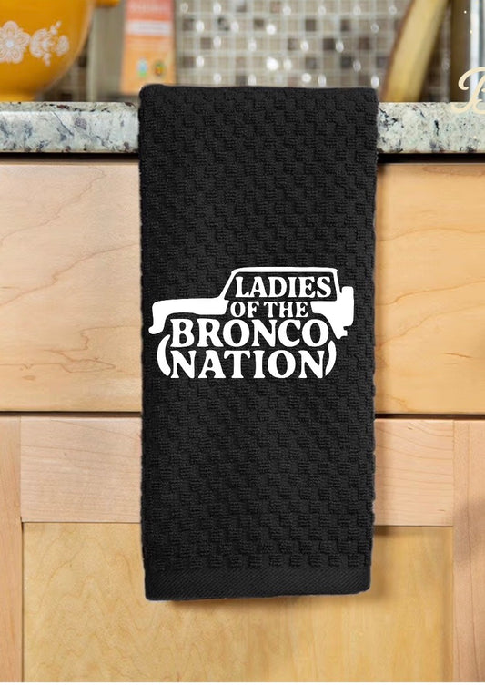 Black Decorative hand towel