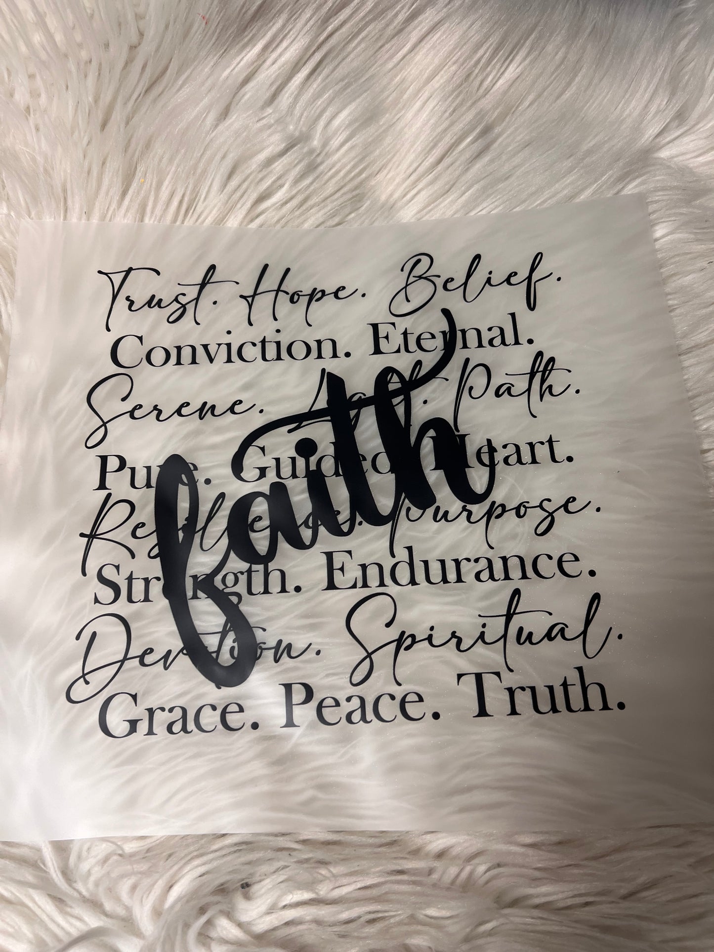 New DTF faith