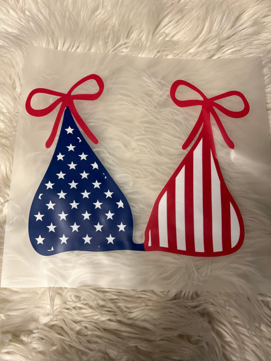 New  DTF bikini top USA