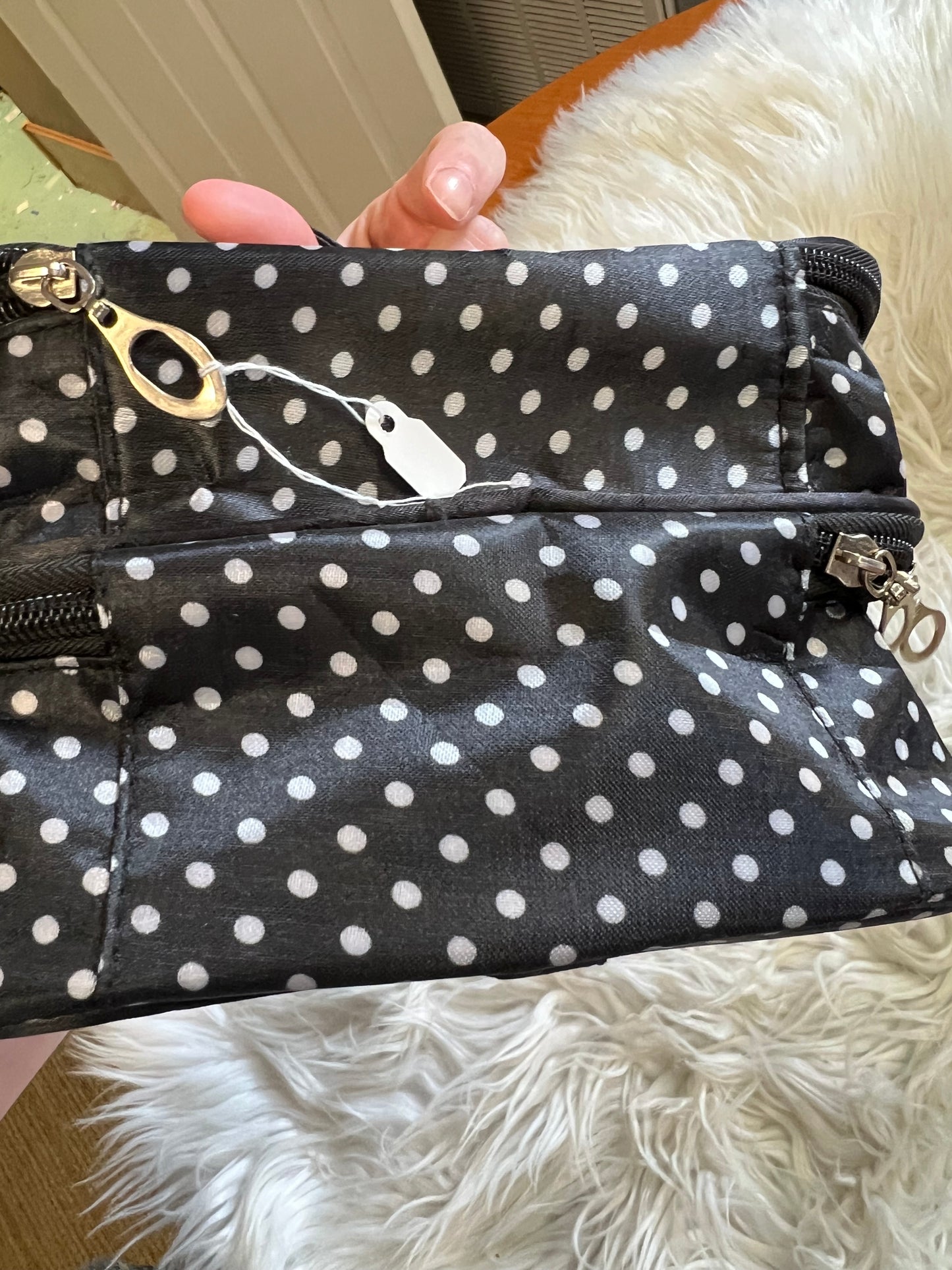 Brand new double layered a zipper bag
