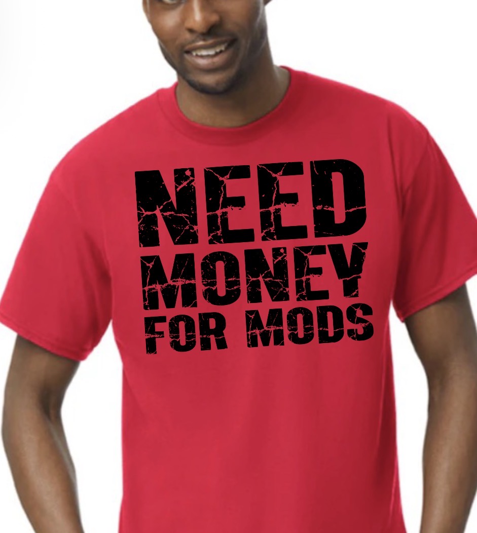 unisex top need money for mods ￼