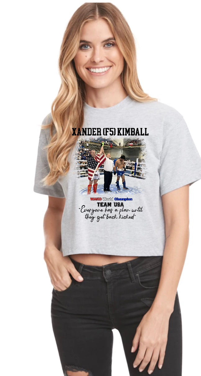 New TCB next level ladies crop top