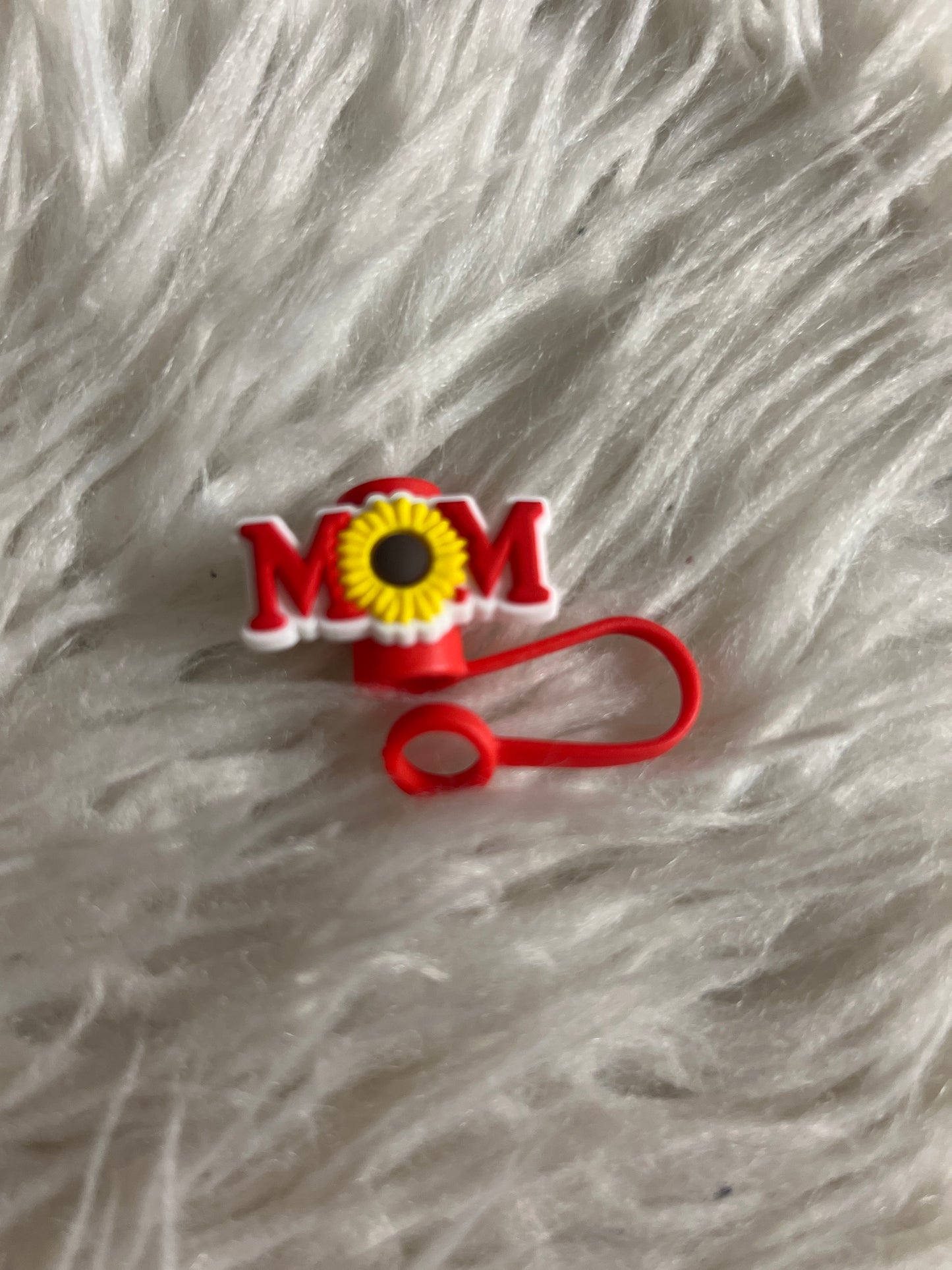 Straw topper mom