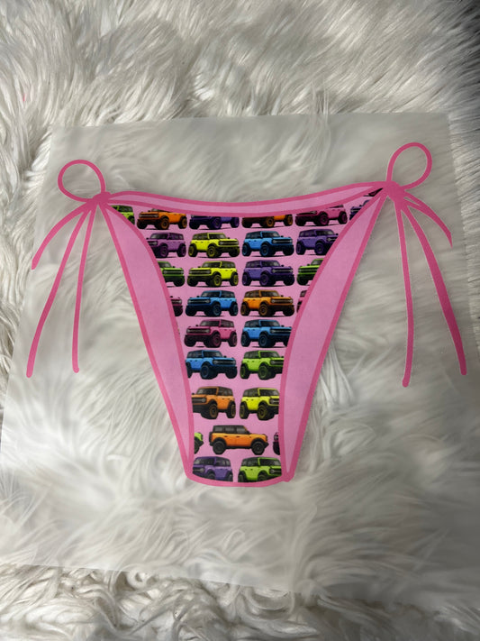 New  DTF bikini bottom