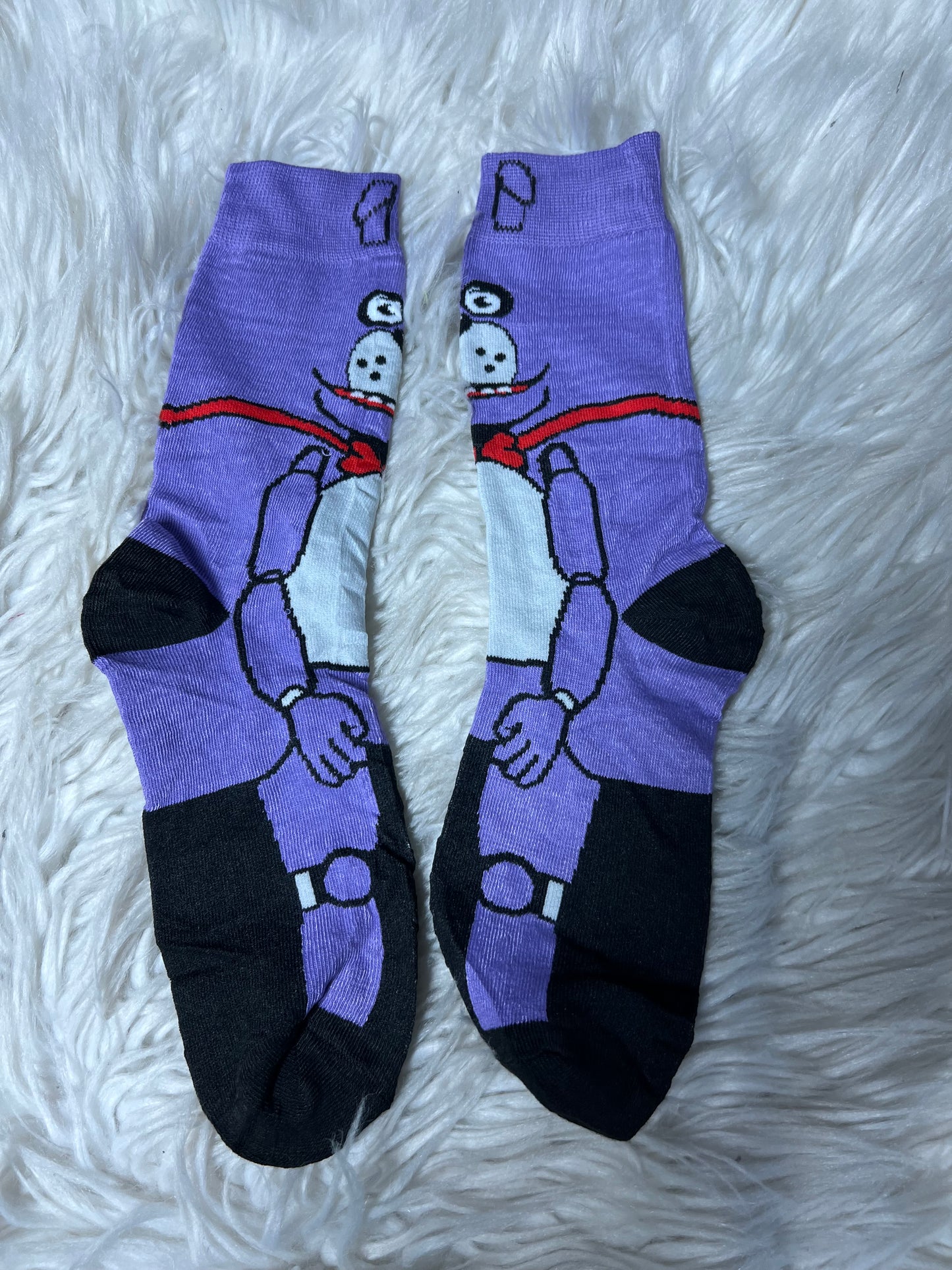 New adult one size graphic socks