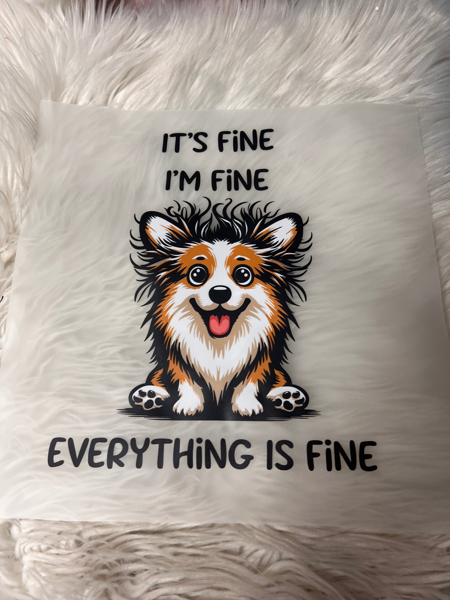 New DTF corgi