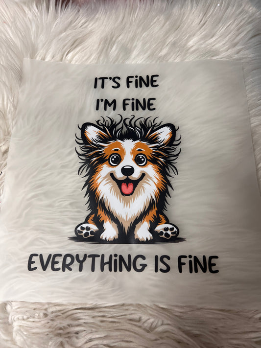 New DTF corgi